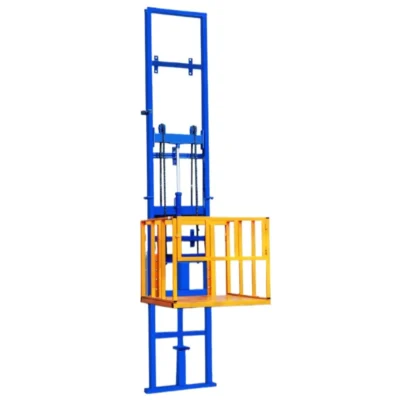Elevador hidráulico eléctrico pequeño y práctico, elevador de carga de fábrica, almacén, hogar, supermercado, elevador de carga