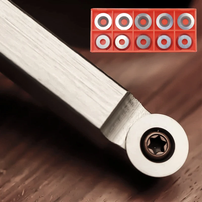 1pc 12/15/16mm Round Carbide Insert Cutter 16x3mm 12x2.5mm 15x2.5mm 30 Degree Inserts For CNC Lathe Wood Turning Cutting Tool - Image 5