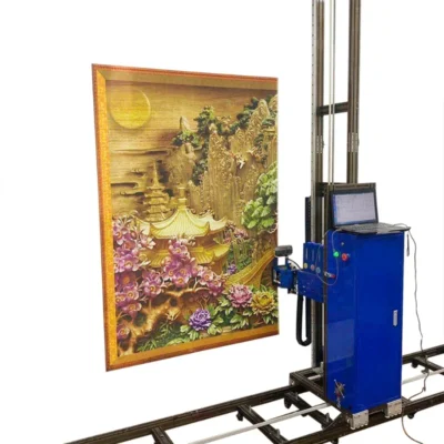 Preço da máquina de impressão UV 3D Impressora de parede vertical Máquina de pintura para publicidade