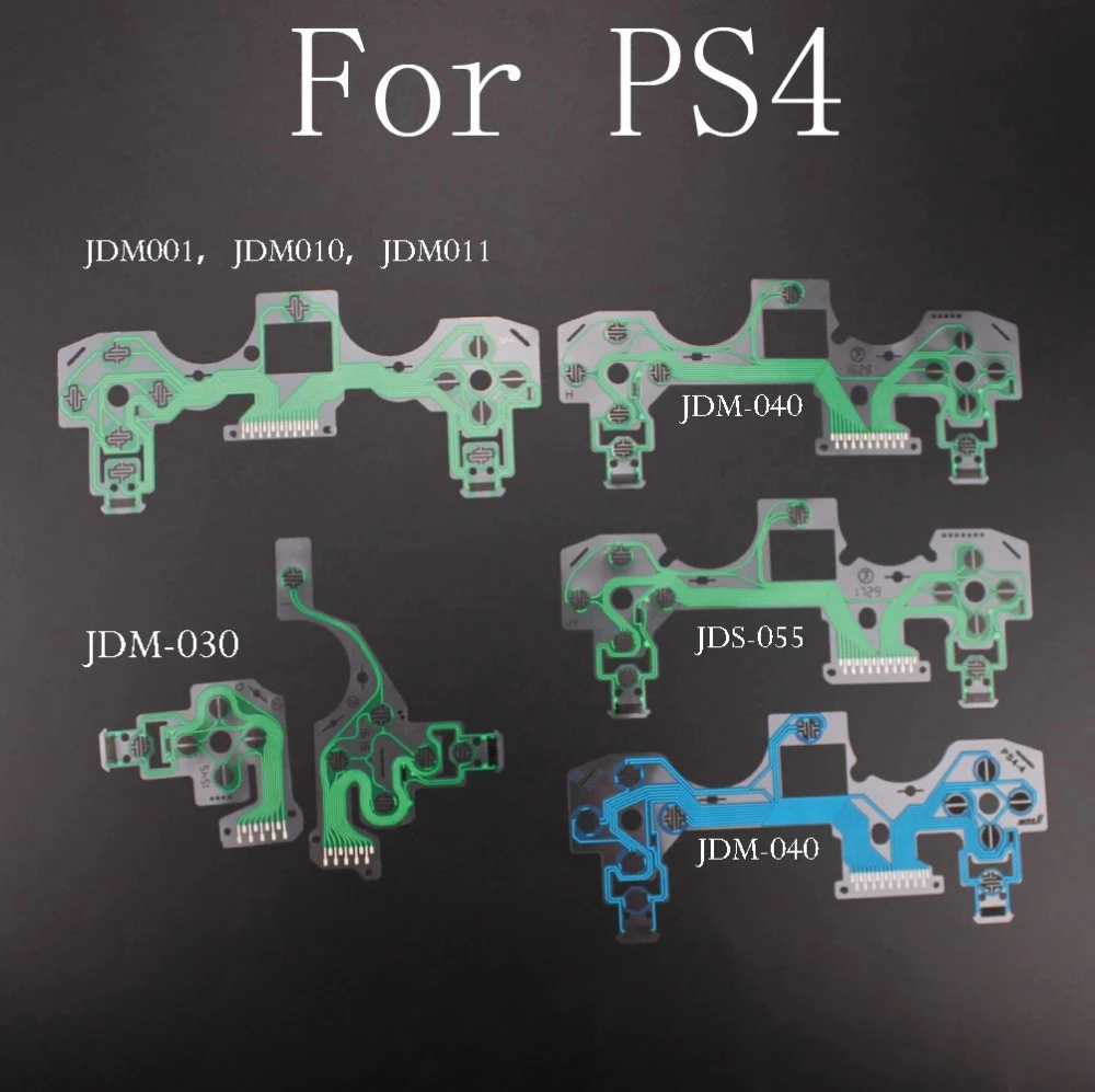 10Pcs for Ps4 Ps5 Repair Jdm 030 040 050 Controller Conductive Film Keypad Flex Cable Buttons Ribbon Circuit Board Drop Shipping - Image 2