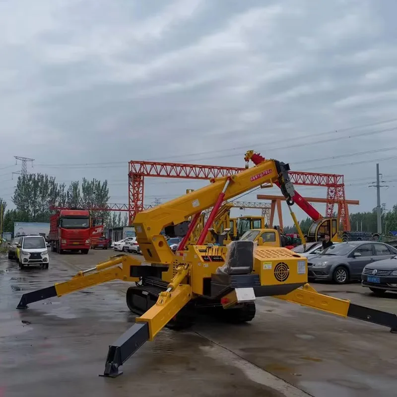 Grúa móvil de la grúa hidráulica de la grúa del araña de la accionamiento 8T para las obras de construcción - Image 6