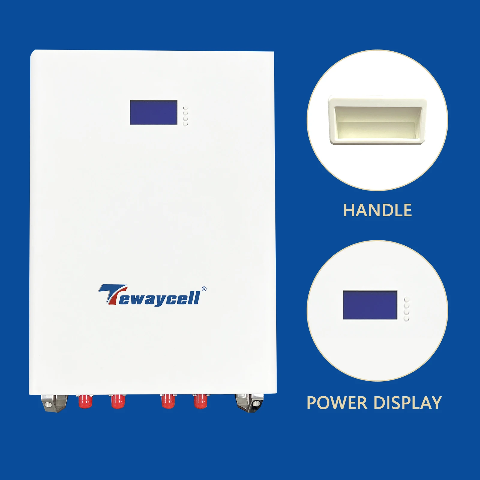48v 200ah lifepo4 bateria 10kwh parede de energia 6000 ciclo lítio ferro fosfato buitl-in bms pode rs485 monitor ue eua livre de impostos - Image 3
