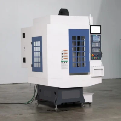 Centro de Usinagem CNC Vertical Multifuncional de 8 Eixos S500-8T 220V Fresadora, Mandriladora, Perfuradora, Rosqueadeira, com Motor de Engrenagem e PLC Integrado