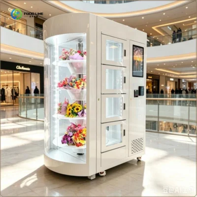 Solución Minorista Automatizada 24/7, Máquina Expendedora de Flores Frescas con Cadena de Frío Inteligente, Personalizada FL