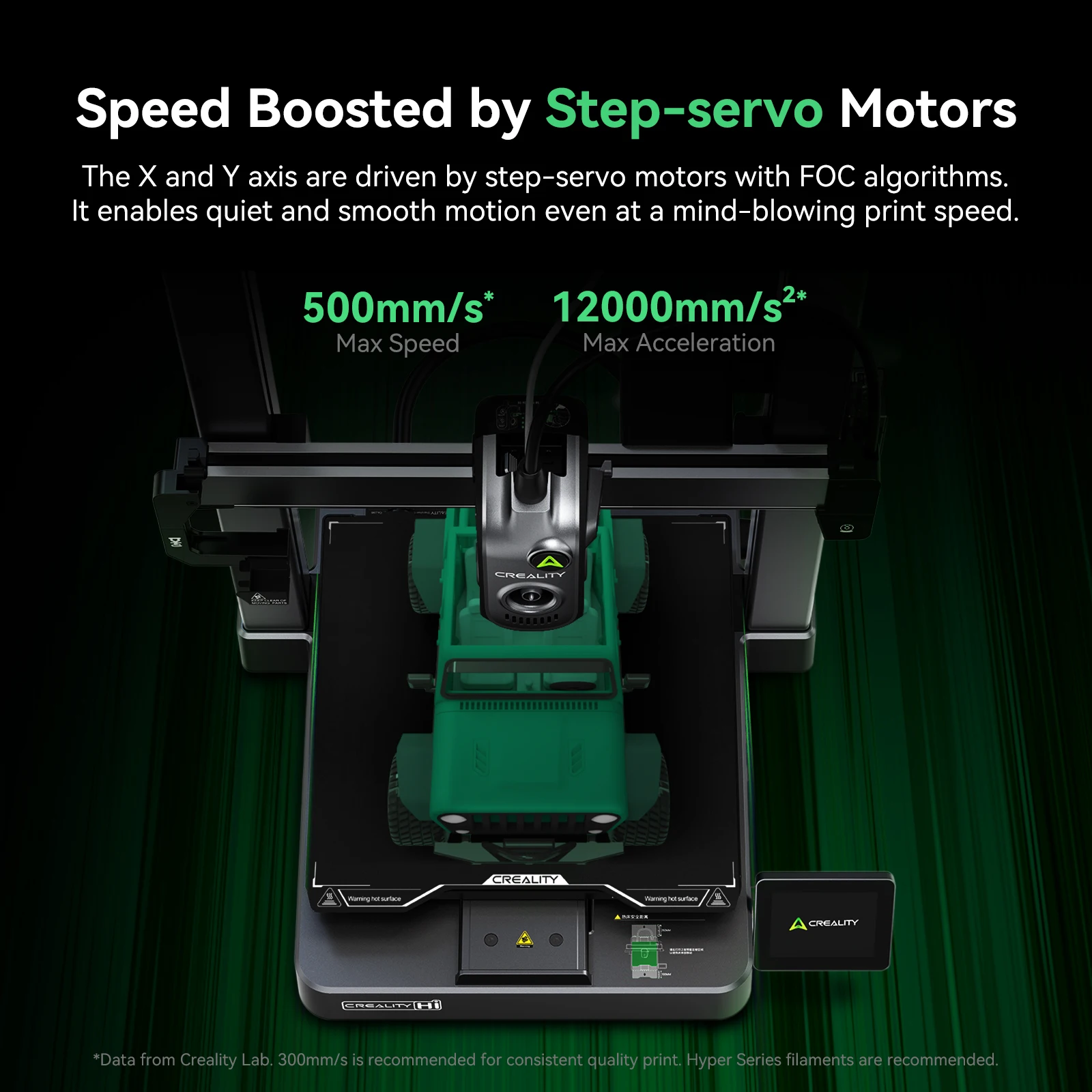 Creality hi combo impressora 3d multicolorida com sistema de filamento anti-umidade 4x cfs nivelamento automático extrusora de acionamento direto - Image 4