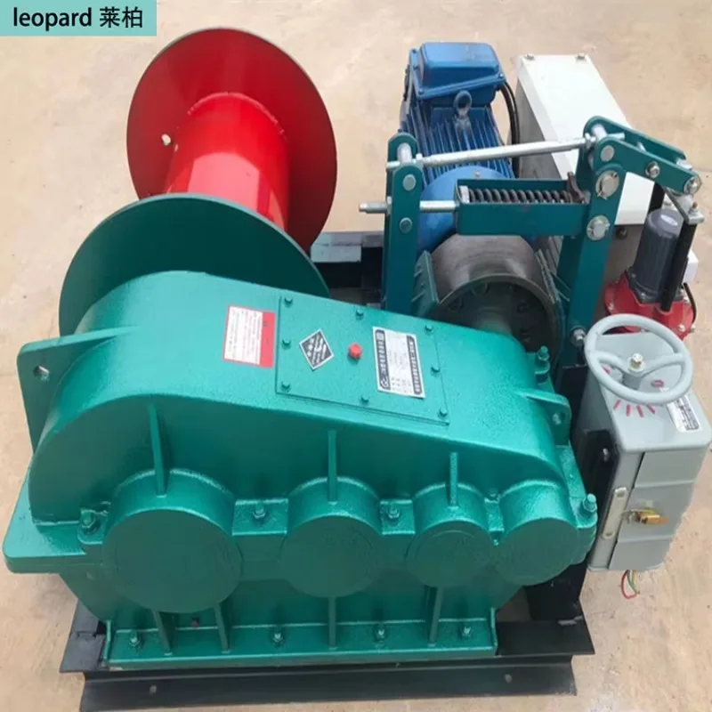 JK/JM Series 12V Electric Winch 10-ton Steel Wire Rope Industrial-grade Heavy-duty Traction Equipment with Remote Control - Image 4