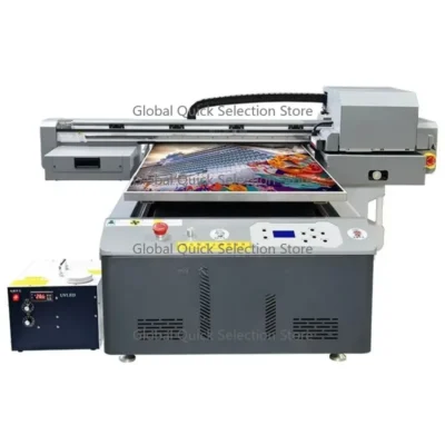 Locor UV 60*90 cm A1 A2 Size Digital Inkjet UV Flatbed Printer UV Led 3D Effect Flatbed Plotter Price in China