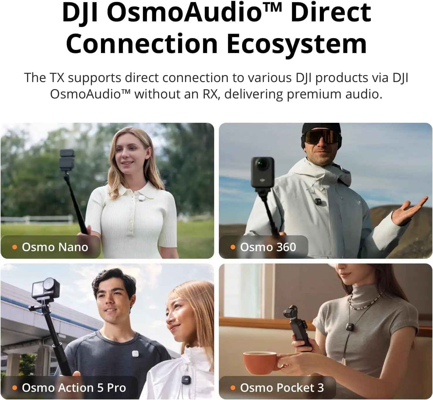 DJI Mic Mini Transmisor y Receptor para Teléfono Móvil, Combinación Original de DJI - Image 6