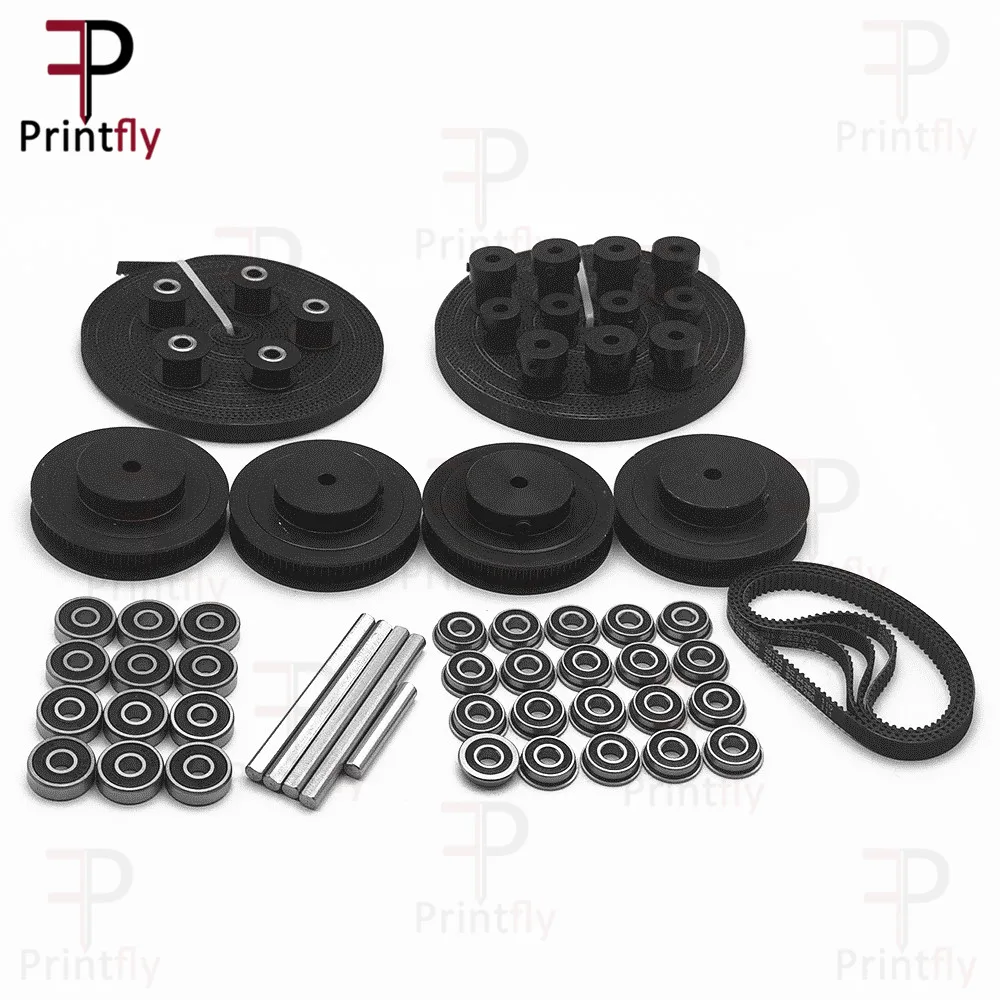 VORON 2.4 Set Motion Parts 2GT Timing Belt 2GT 16T 80T 20T Tooth Pulley 188-2GT Shaft Bearing 625 F695 2RS - Image 3