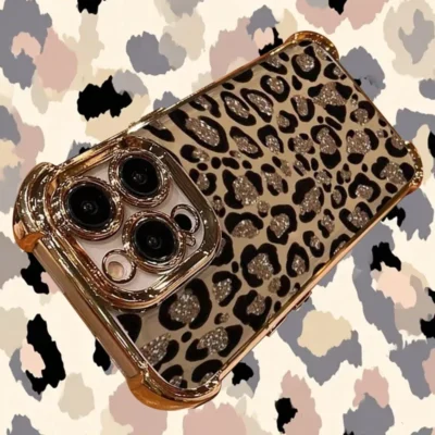 Leopard Print Case for Samsung Galaxy A56 A53 A50 A36 A35 A34 A33 A32 A31 A26 A25 A24 A23 A22 A16 A15 A14 A13 5G A05S 4G Cover