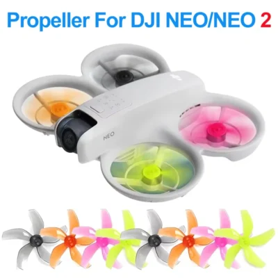Cinco folhas para dji neo/neo 2 hélices coloridas adereços de liberação rápida lâmina de remo hélices de baixo ruído para dji neo neo neo 2