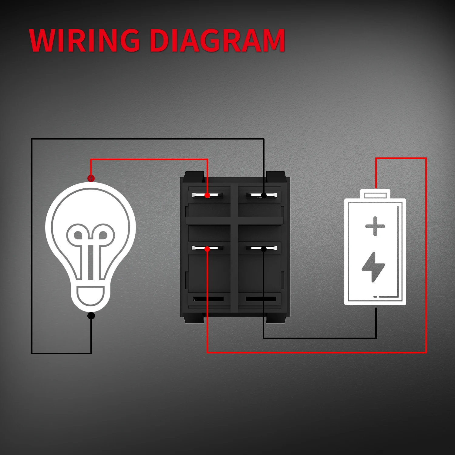 DaierTek 3PCS Rocker Switch DPST 40A 12VDC 4 Pinos 2 Posição Interruptor ON Off Toggle Switch 30A 250VAC 120V T125 KCD2 KCD4 Rocker - Image 3