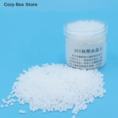 [ZY] 50g/100g Polimorfo Termoplástico, Plástico Amigável ao Meio Ambiente, também conhecido como Policaprolactona, Pellets de Polimorfo, Ferramenta DIY para Cerâmica de Alta Qualidade [ZY]