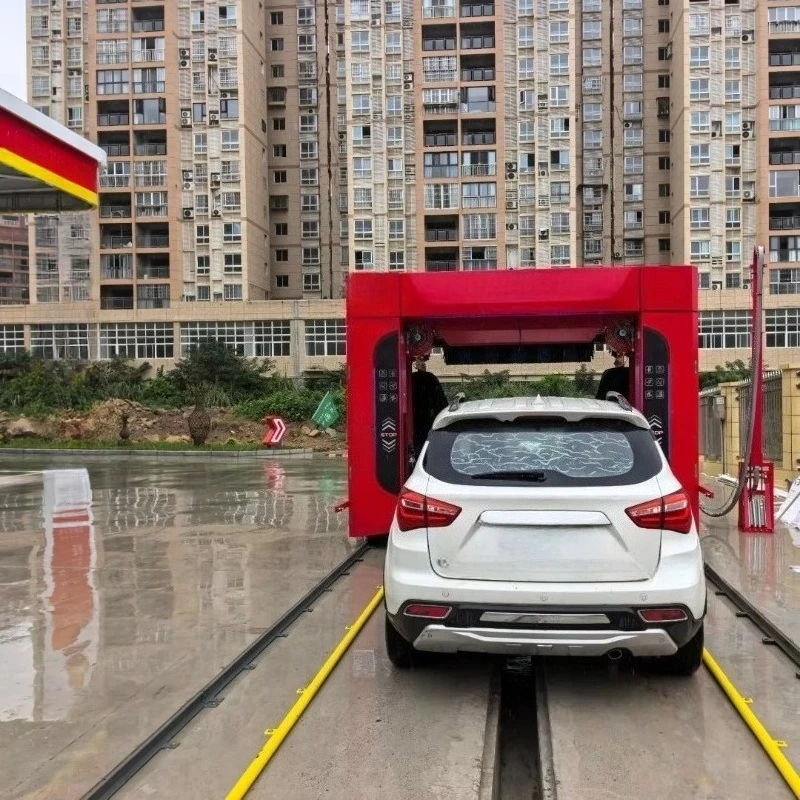 Máquinas de Lavado de Autos de Alta Presión, Máquina de Lavado de Autos Automática con Sistema de Rodillos, Lavadora de Autos Robótica Eléctrica Totalmente Automática sin Contacto de 360° - Image 2