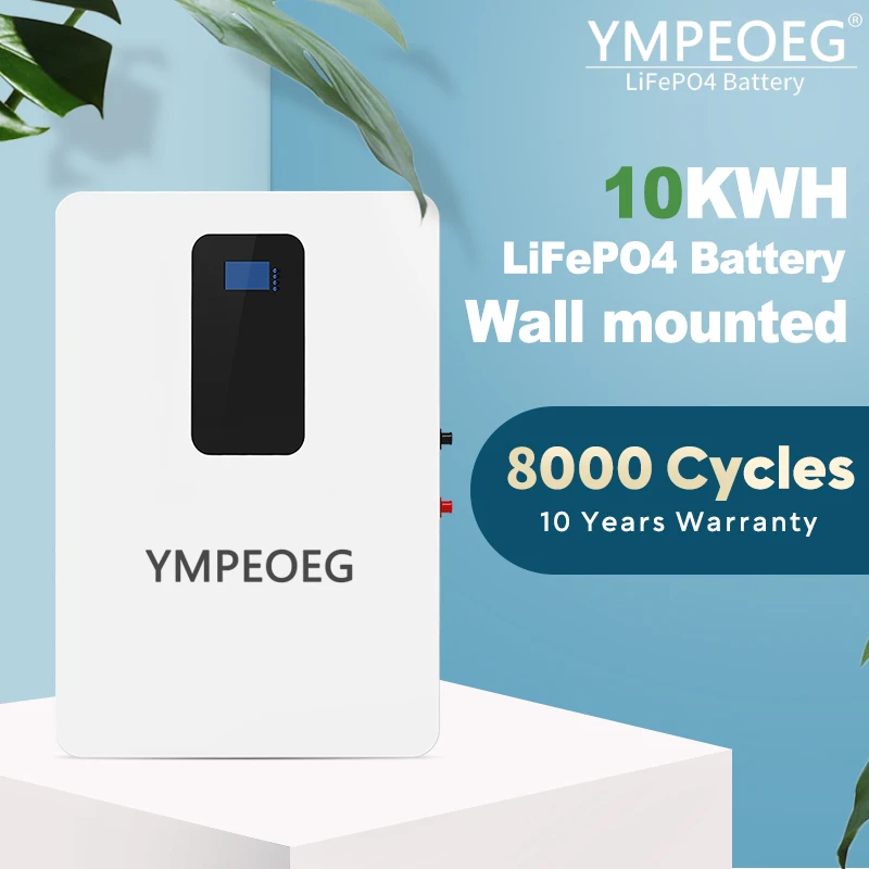 5kwh/10kwh novo grau a lifepo4 bateria 100% capacidade total 48v100ah/200ah 8000 ciclos embutido bms armazenamento de energia - Image 2