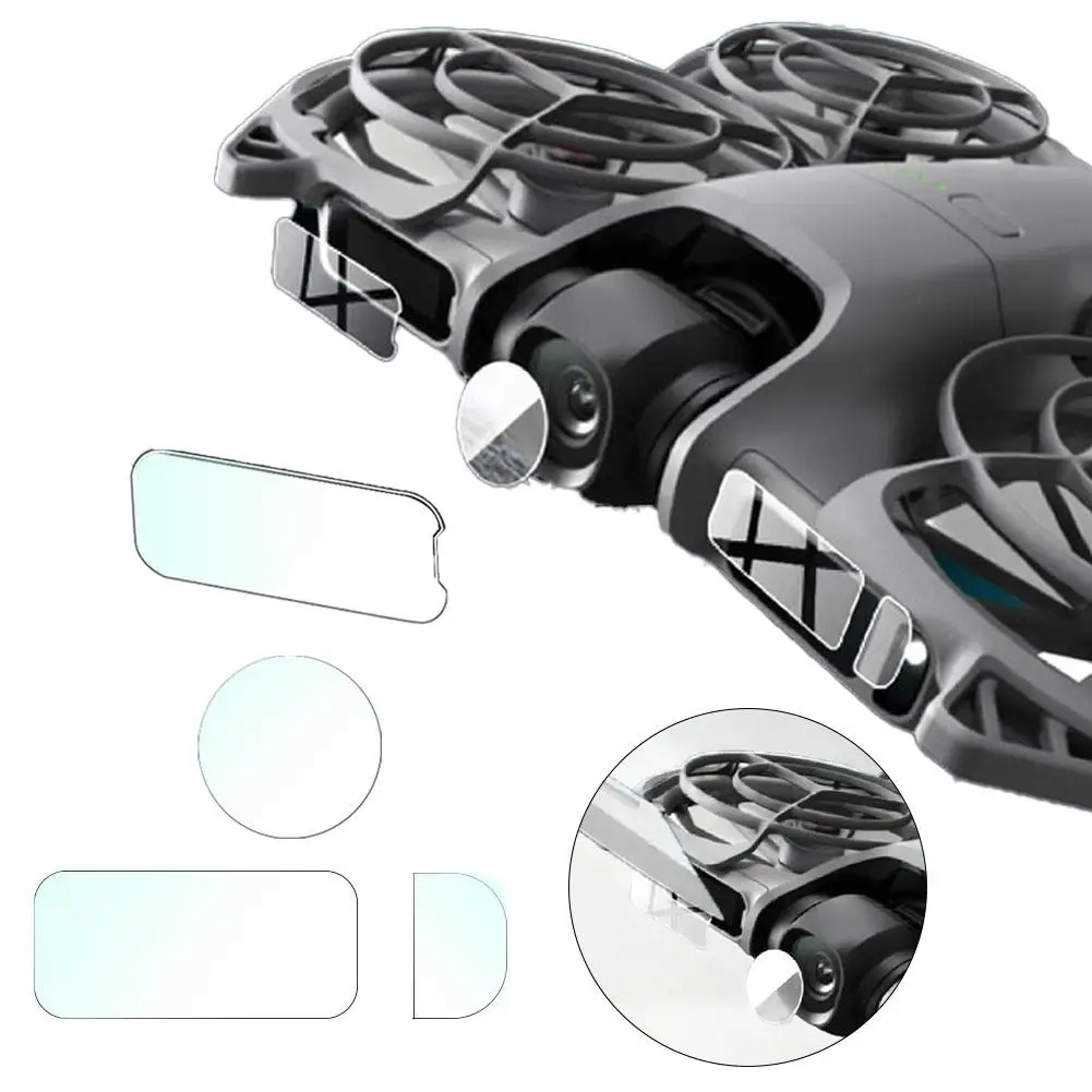 Protetor de Tela Ultra-HD para Lente DJI Neo 2 - Película Temperada Anti-riscos para Câmera de Drone - Acessórios