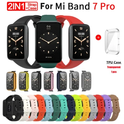 Pulseira de substituição para mi band 7 pro pulseira de silicone para xiaomi mi band 7 pro pulseira para miband 7pro acessórios