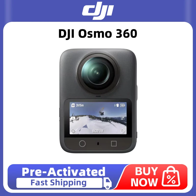 DJI Osmo 360 Standard Combo 1-Inch 360° Imaging Native 8K 360° Video 4K/120fps & 170° Boost Video in Stock