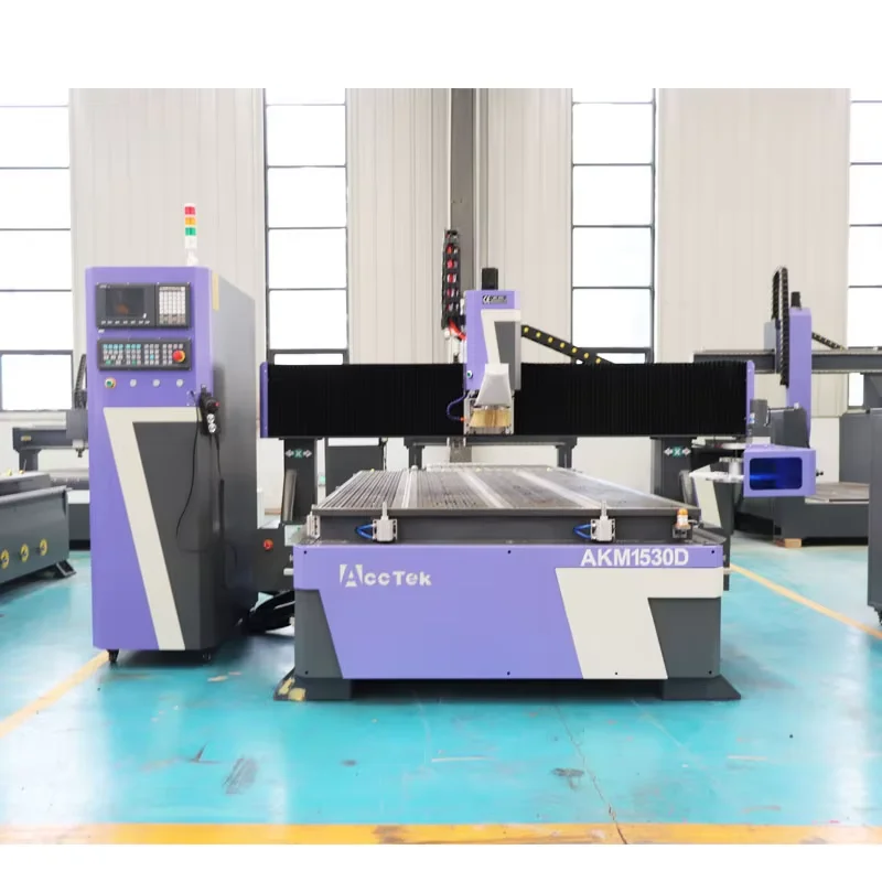Máquina de Gravação e Corte CNC AKM1530C 2040 2030 ATC para Madeira - Preço Acessível - Image 4