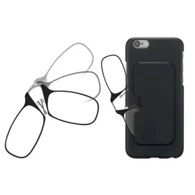 Moda nariz clipe óculos de leitura ultra leve e conveniente telefone móvel presbiopia óculos estilo retro hd óculos de leitura