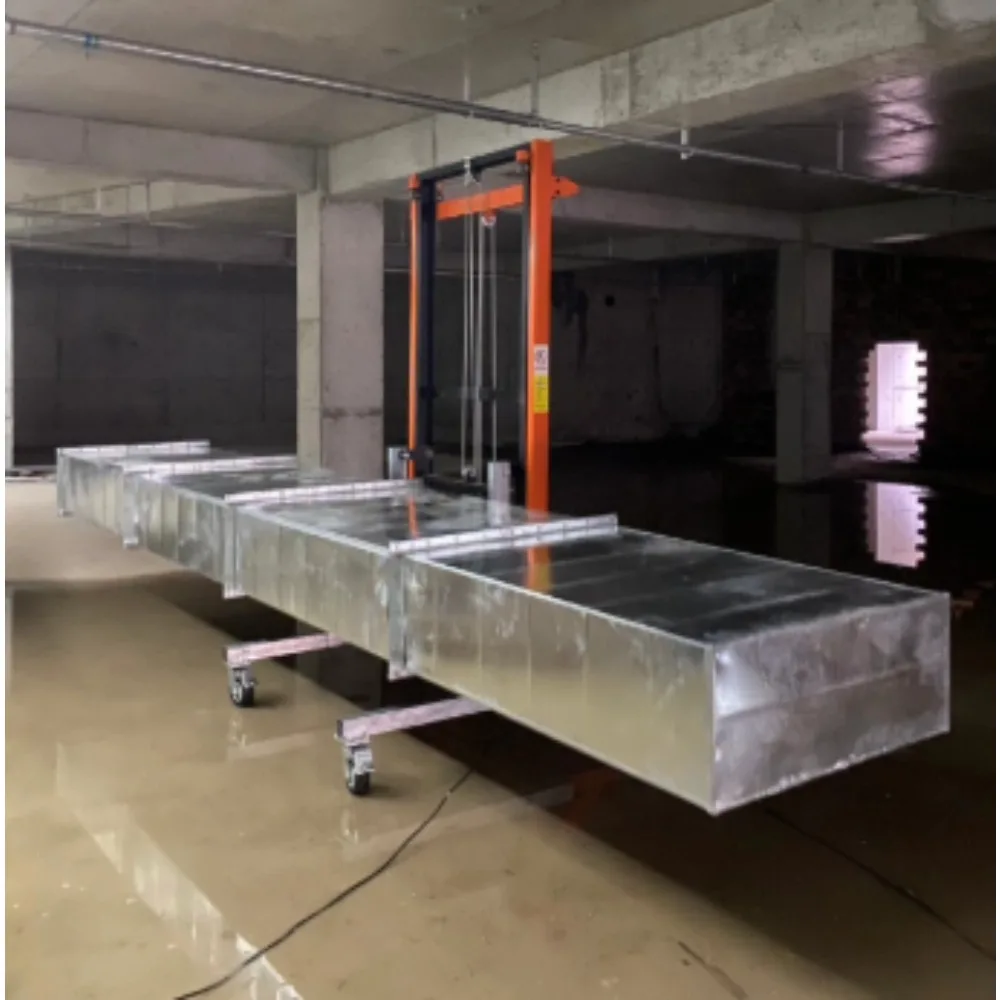 Plataforma de elevación eléctrica para instalación de conductos de ventilación, elevación de conductos contra incendios, plataforma de elevación de aire acondicionado de 220V - Image 2