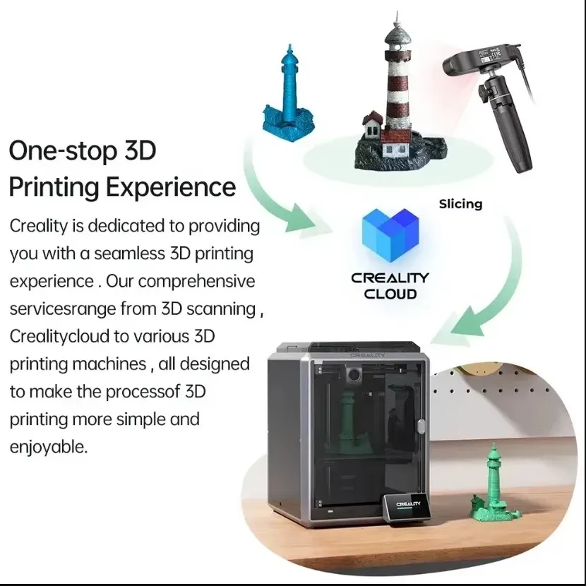 Scanner 3D Portátil Creality CR-Scan Ferret SE com Escaneamento Rápido em Cores Completas a 30FPS, Precisão de 0,05mm e Dispositivo de Modelagem 3D de 24 bits - Image 2