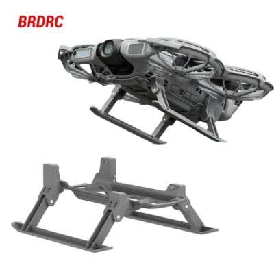 BRDRC Trem de pouso dobrável para DJI NEO 2 Drone de liberação rápida com extensão de tripé aumentada acessório protetor de perna