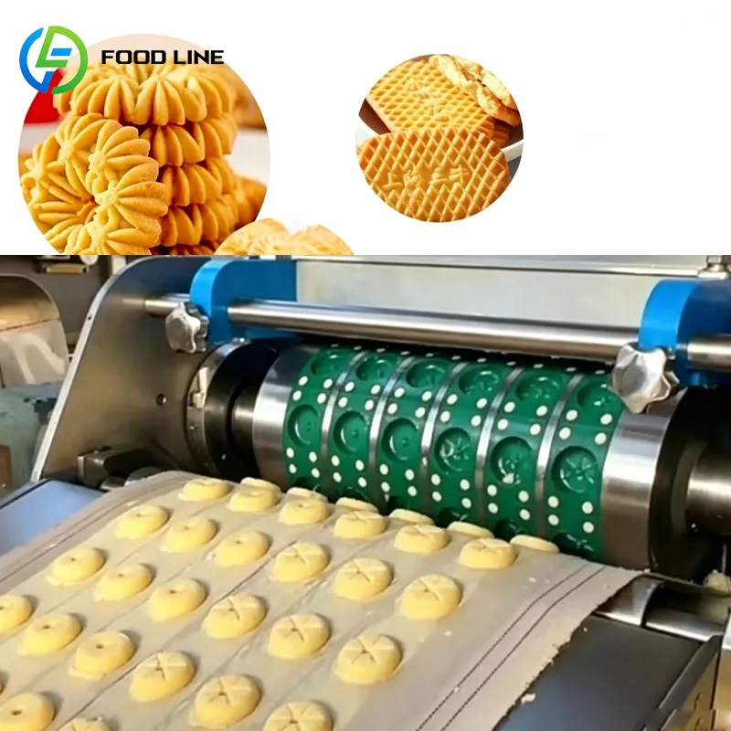 Máquina para Hacer Galletas de Alta Capacidad, Equipo Industrial para Formar y Cortar Masa de Galletas para Fábrica de Panadería, Personalizable - Image 3