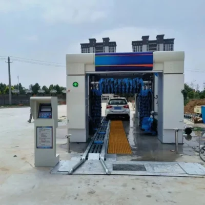 Máquina de Lavado de Autos Automática Eléctrica Personalizada, sin Escobillas y sin Contacto, con Lavadora de Autos Portátil de Alta Presión de Acero Inoxidable