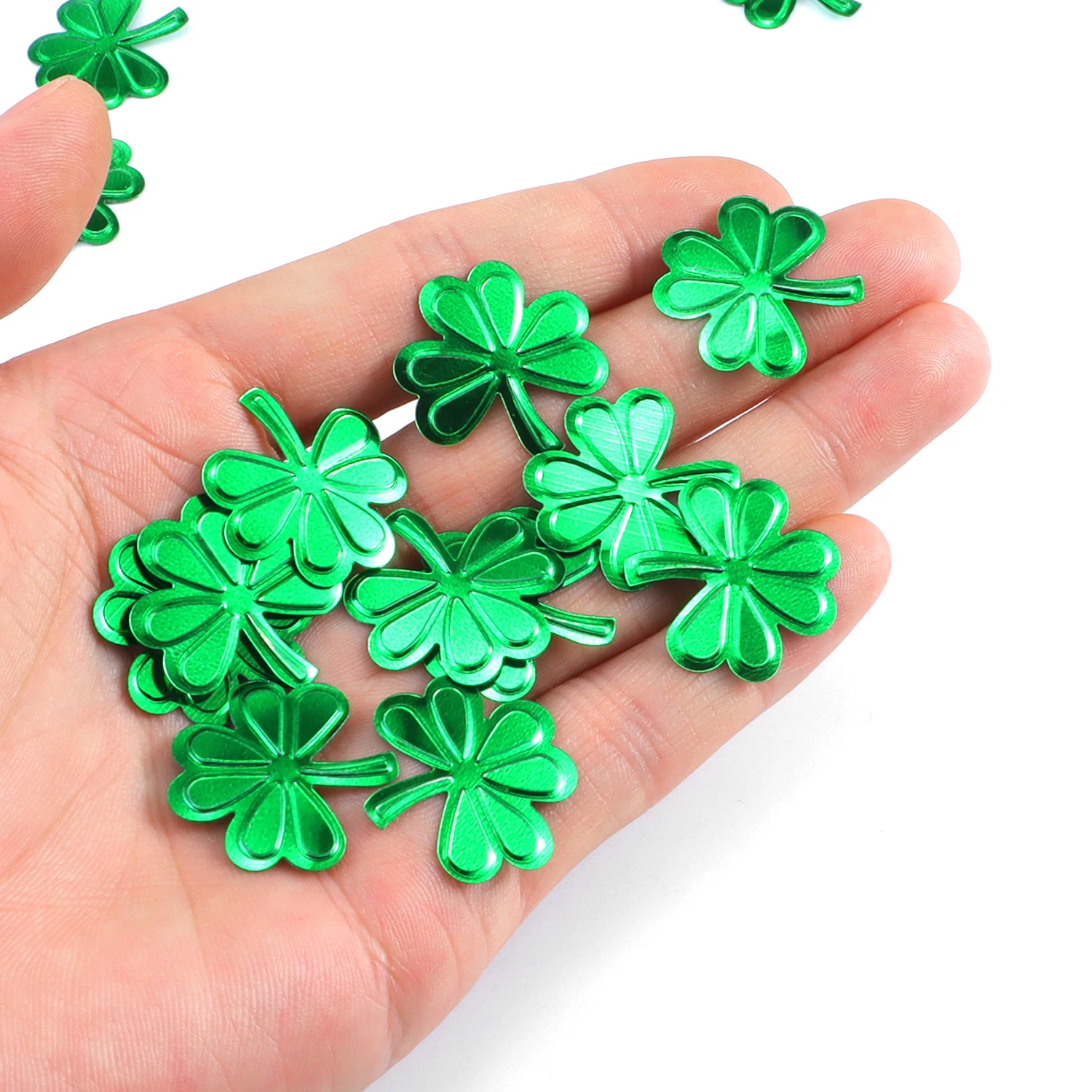15g/30g decoração de mesa do dia de São Patrício lantejoulas pvc verde trevo confetes para festival irlandês festa de férias decoração de casa - Image 6