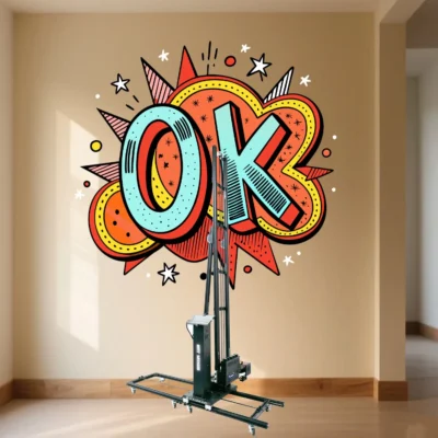 Máquina de impressão de parede 3d jato de tinta vertical tinta uv para epson i1600 impressora de parede portátil para decoração de fundo pintura mural