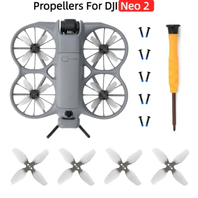 Hélices de substituição de acessórios para drones para DJI Neo 2 lâminas/alas peças sobressalentes duráveis e estáveis