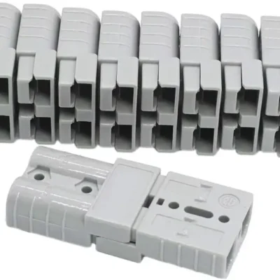 Conector de Plugue 5/10 peças 50A 6AWG para Caravana, Trailer, Solar, Caminhão 4x4, Adequado para Conector de Bateria de Empilhadeira