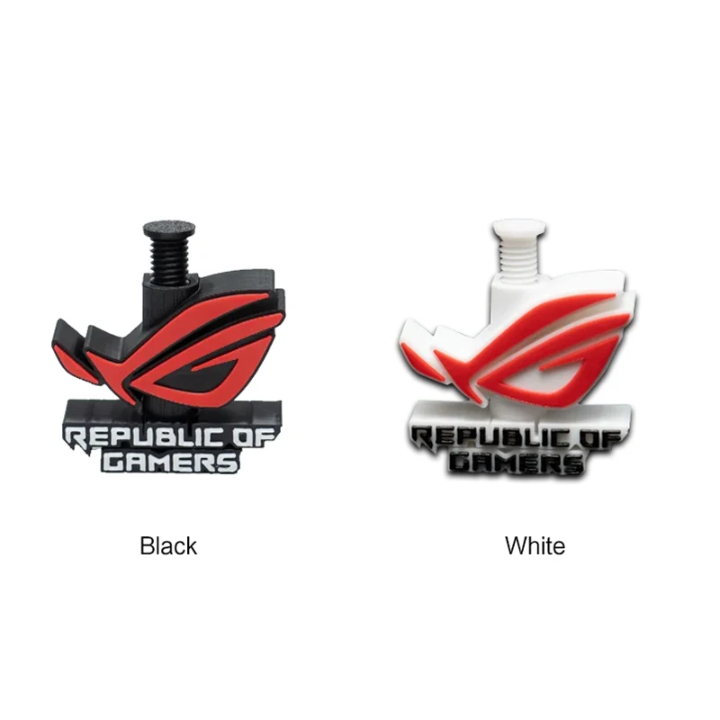 Suporte para Placa Gráfica Personalizado com Logo ROG, Ajustável de 6-10cm Suporte para GPU Impresso em 3D, Preto/Branco - Image 4