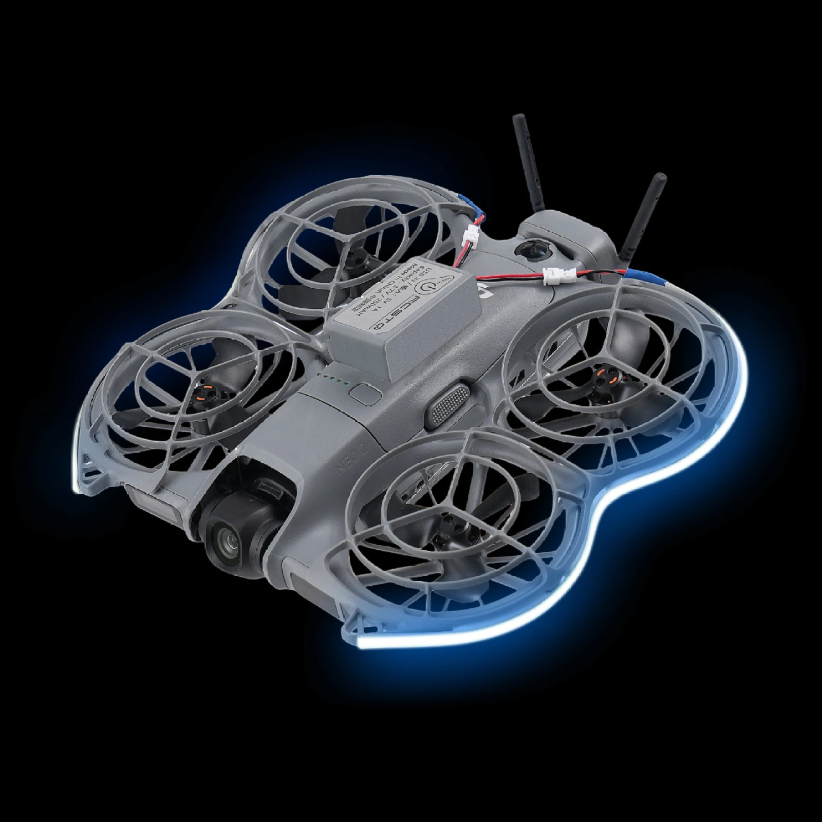 Voo noturno de led com 3 níveis de brilho ajustável para dji neo2 faixa de luz à prova d'água cinto de lâmpada para dji neo2 drones acessórios - Image 10