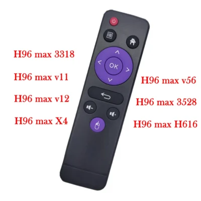 H96 max série controle remoto universal h96 rk3318 android tv box aprendizagem controle remoto infravermelho para h96max v11 g96 max