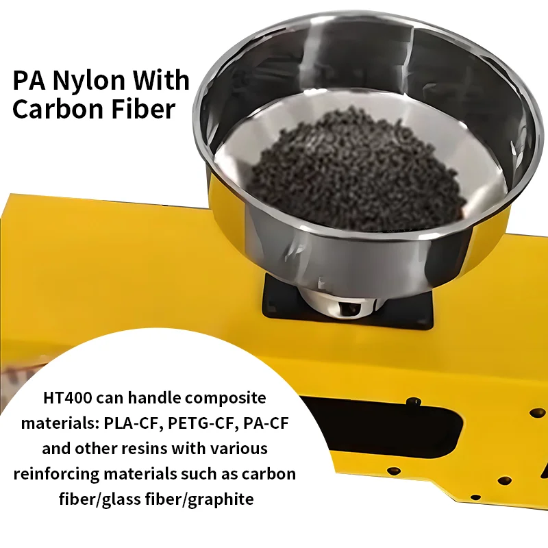 Linha Completa Extrusora bumblebee de mesa ht400, extrusora de filamento de impressão 3d, controle automático de diâmetro de fio para PLA-CF PETG-CF pa - Image 4