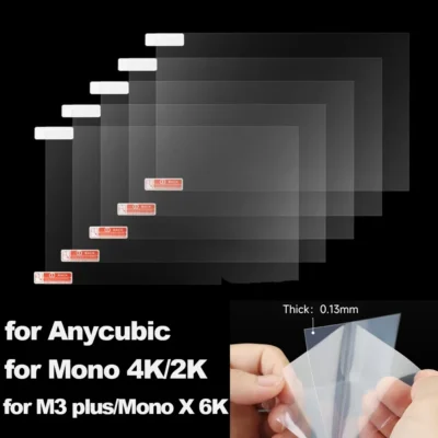 5/10PCS 3D Printer 6.23 Inch Screen Protector Film LCD SLA Protective Film For Anycubic Photon M3 Plus Photon Mono X 6K