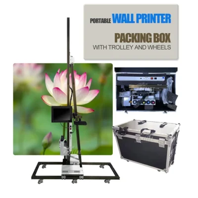 Impressora de Parede 3D com Compensação Automática de Cor, Sistema de Impressão UV Vertical para Mural de Tom de Pele Preciso