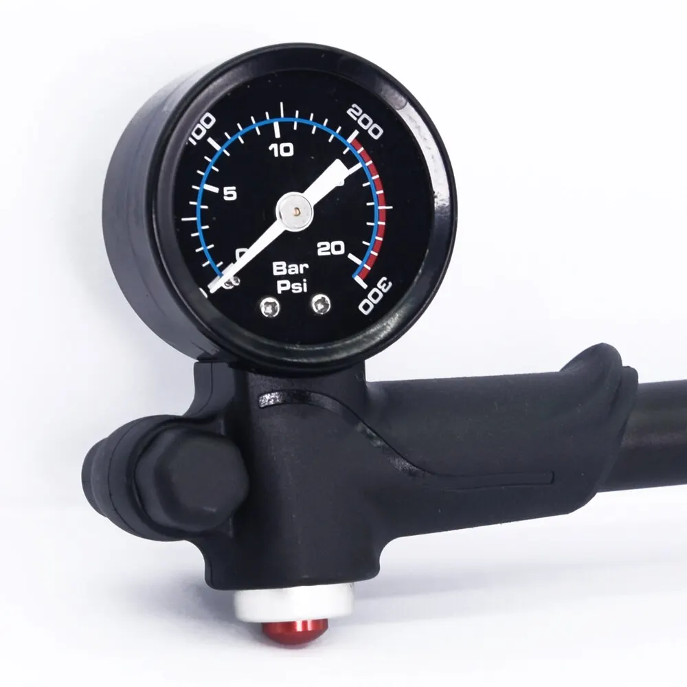ThinkRider Portátil 300psi Bomba de Ar de Alta Pressão com Medidor para Fork & Suspensão Traseira Amortecedor Montanha - Image 8