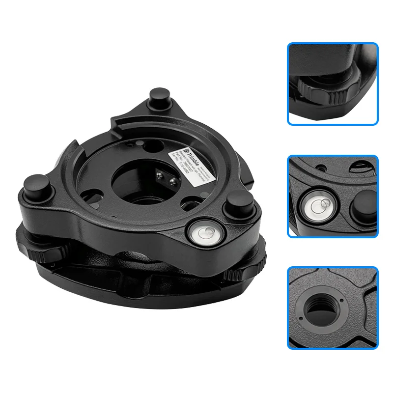 78607007 Black Trimble Total Station Tribrach 58002007, No Optical Plummet Suitable for roads Topography Surveying