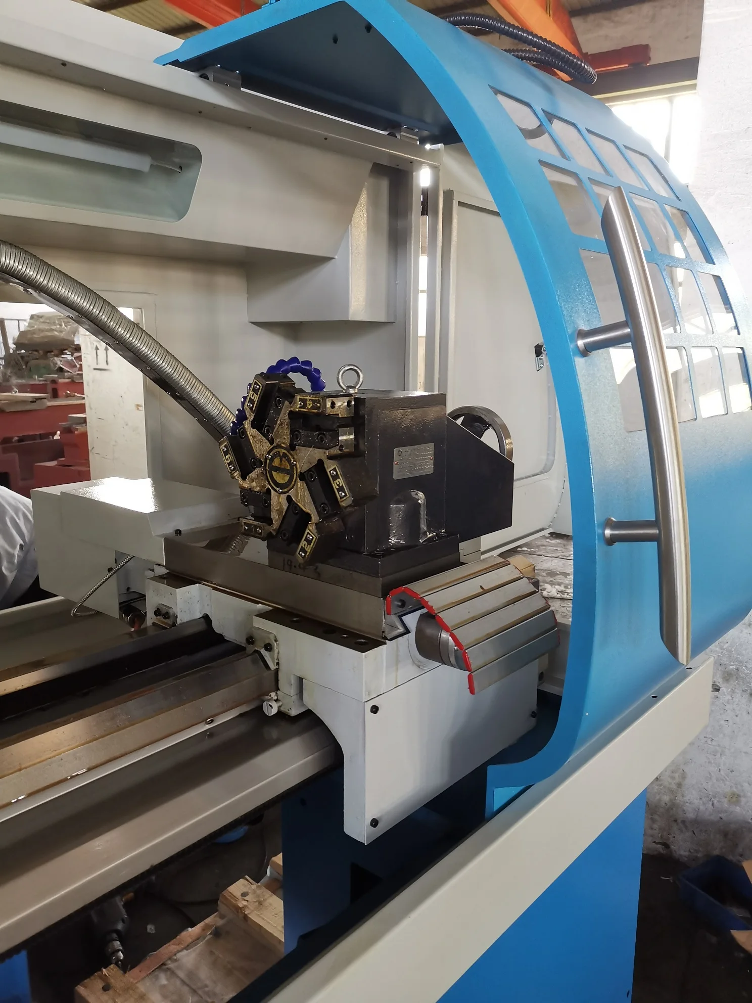 Torno CNC Automático Pequeño de Alta Precisión de 2.2KW P5 para Torneado de Aluminio, Cobre y Metal, Herramienta Profesional para Taller - Image 6
