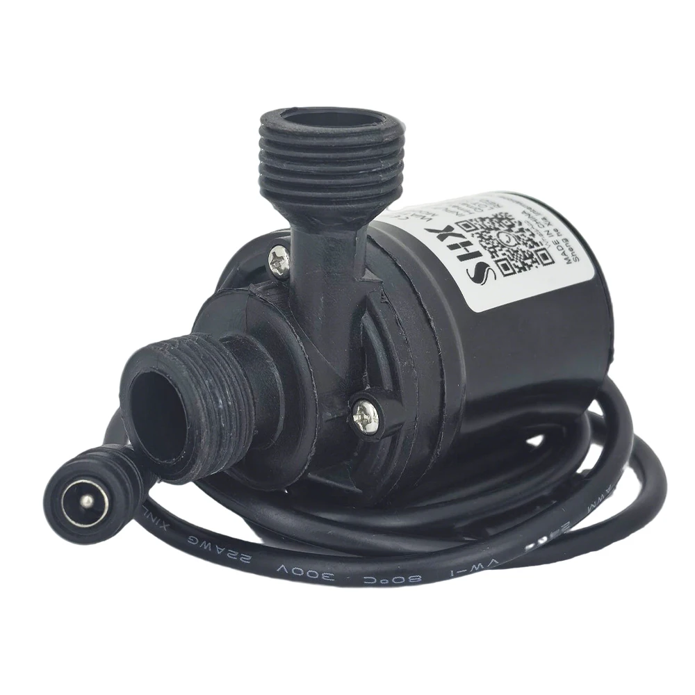 Bomba de água 12v de alta pressão ultra silenciosa solar dc 24v elevador 5m 800l/h motor sem escova bombas de água submersíveis junta de ruptura rápida - Image 2