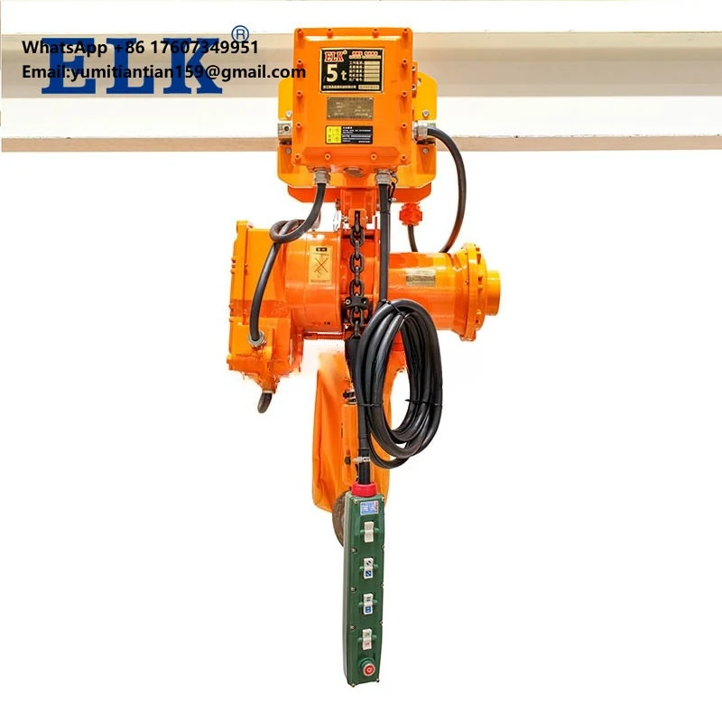 Polipasto Eléctrico de Cadena de 2 y 3 Toneladas, Resistente a Explosiones, Agua y Fuego, de ELK Supply