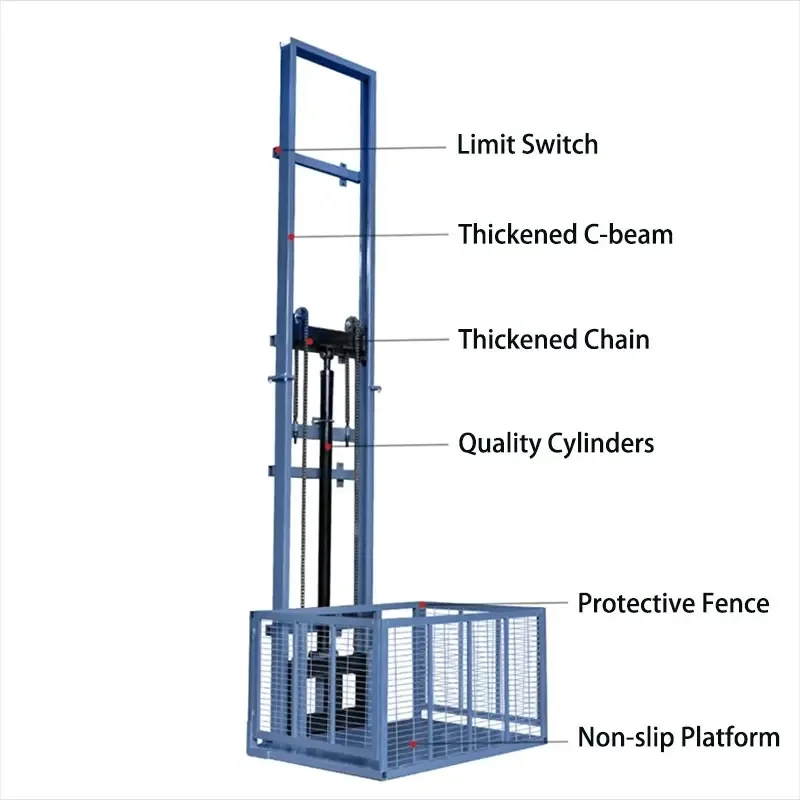 Plataforma hidráulica eléctrica personalizada del elevador de tijera de 3-15M 500kg 1Ton para el uso al aire libre interior del almacén casero - Image 6