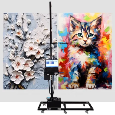 Robô Pintor de Paredes 7D, Impressora Vertical 3D Automática para Painéis de Parede