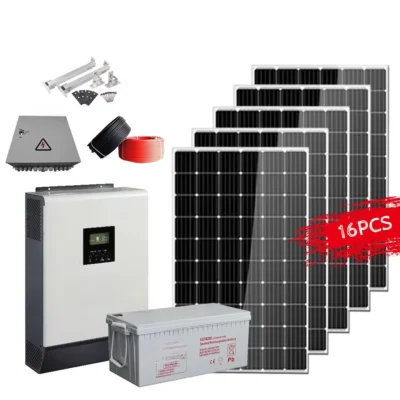 5Kw Solar Panel Kit Power Generator 48V Lithium Ion Batteries Off Grid 10Kw Solar Energy System Lifepo4 Battery Solar System