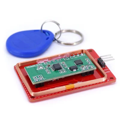 RDM6300 RFID Card Reader Module 125KHz Serial UART with Coil ID Key Compatible for Arduino Projects