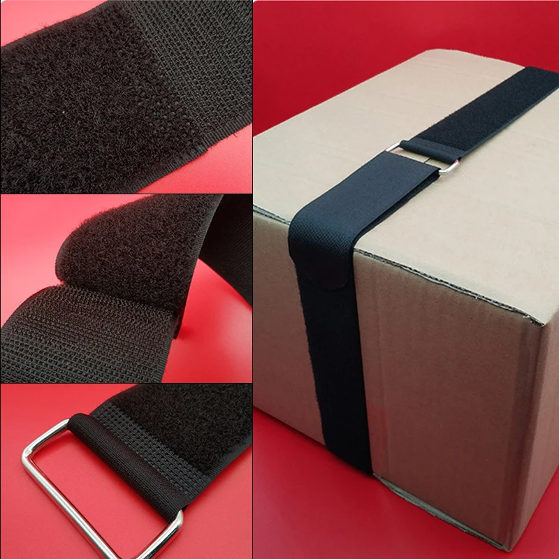 100*5 cm tiras de carga de náilon gancho e laço prendedor catraca cinto bagagem titular prendedor para motocicleta bicicleta sacos acampamento ao ar livre - Image 4