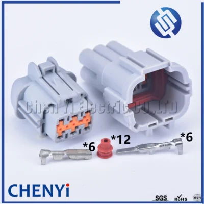 Conector de enchufe de luz para faro delantero de coche, 6 pines, para Nissan Teana Sentra Exalta (N16), Sensor IACV, 6185-1175, 6188-5540